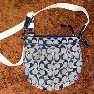 Navy COACH Crossbody purse